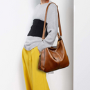 Bolsa Feminina de Couro Impermeável Versátil