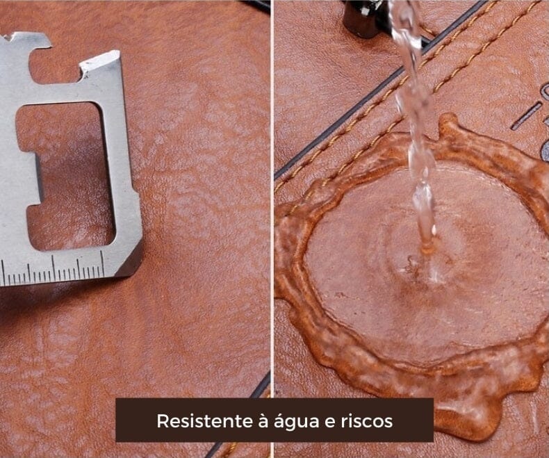 Bolsa de Couro Masculina Transversal Tiracolo