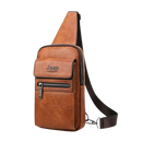 Bolsa de Couro Masculina Transversal Tiracolo